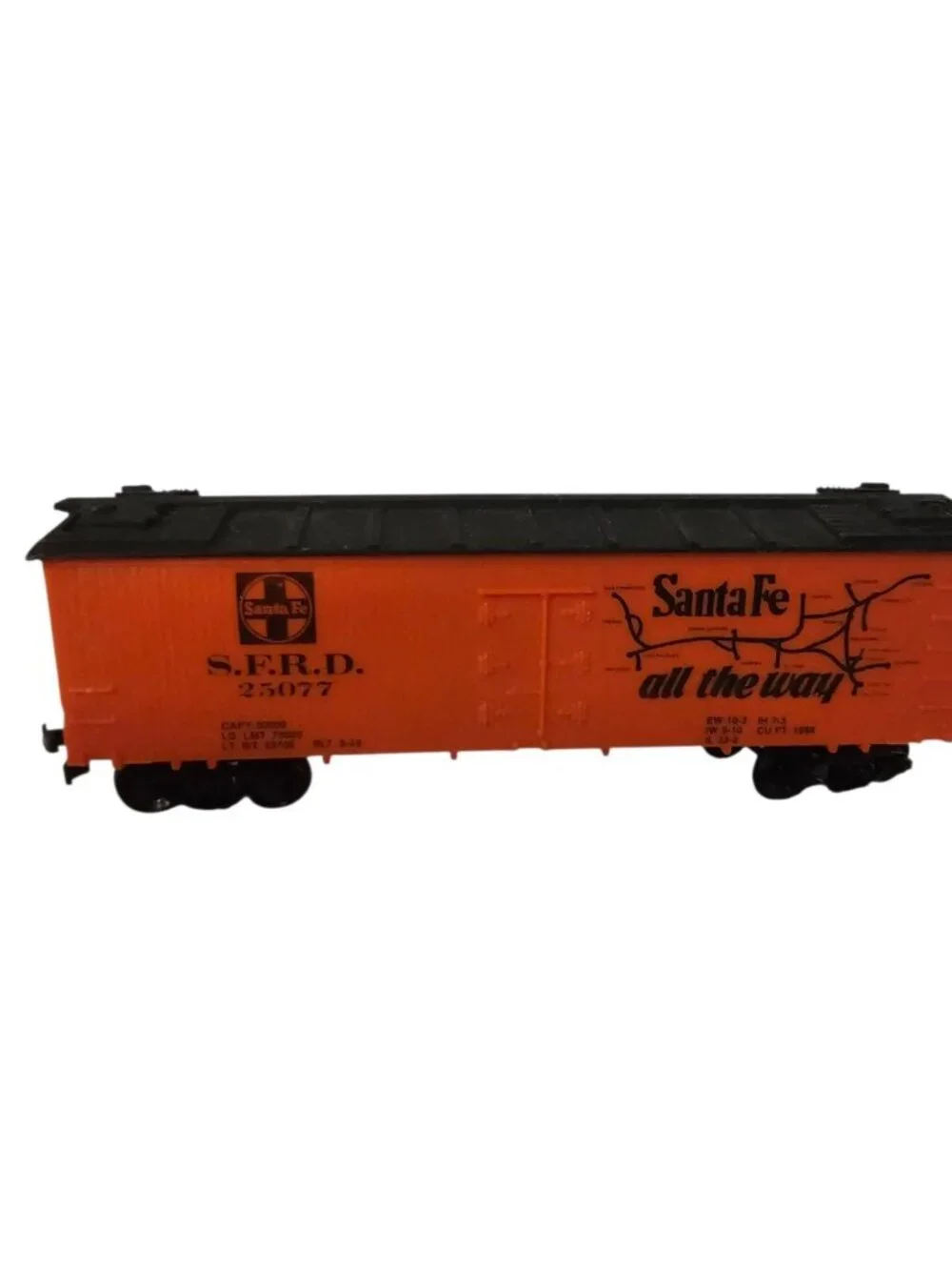 Life-Like HO Santa Fe SFRD #25077 The Grand Canyon Line Train Reefer Car
